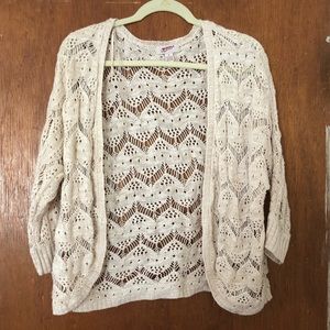 Tan cardigan
